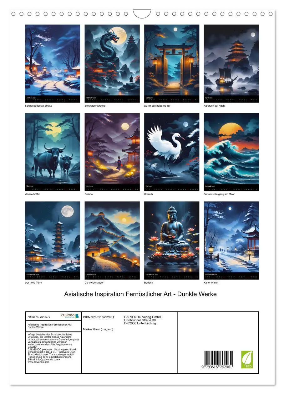 Bild: 9783516292961 | Asiatische Inspiration Fernöstlicher Art - Dunkle Werke...