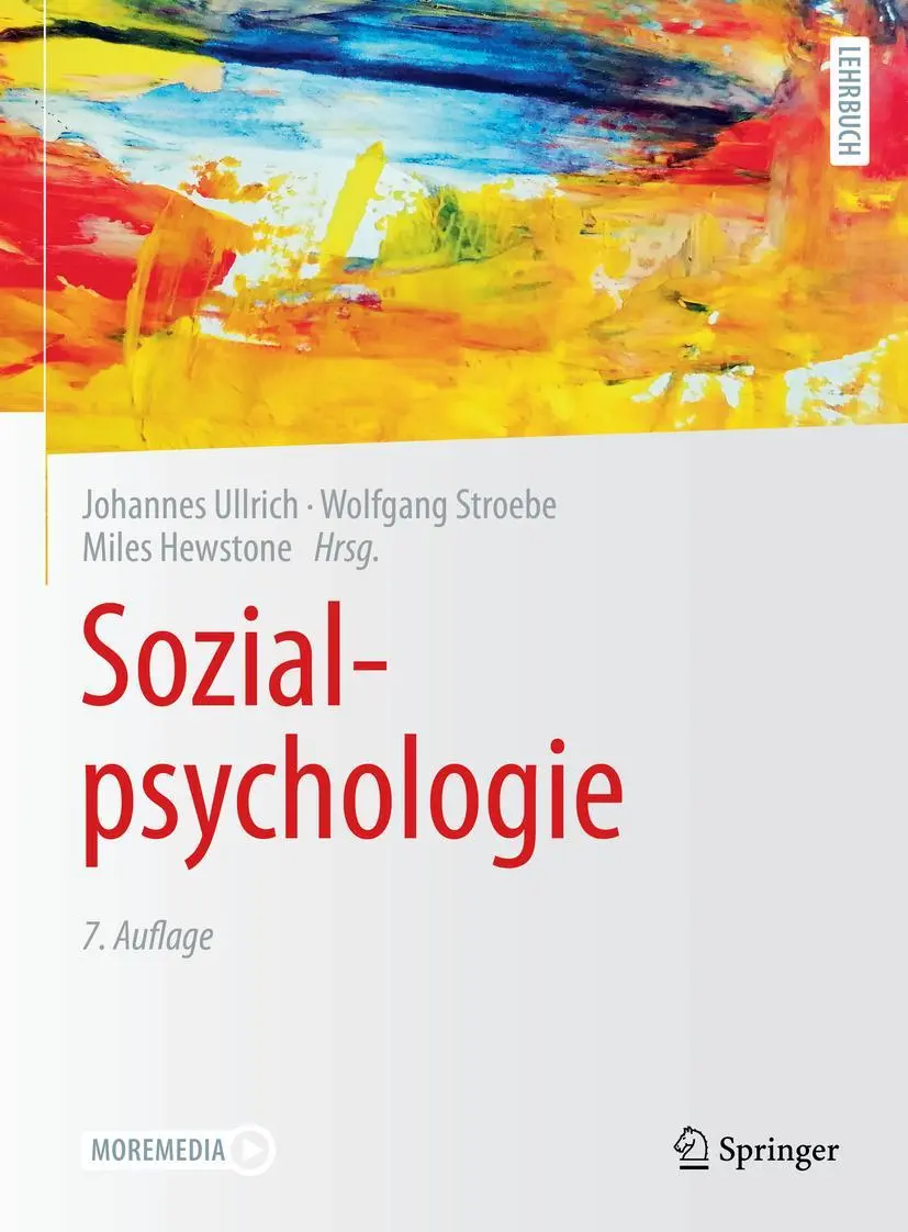 Cover: 9783662652961 | Sozialpsychologie | Johannes Ullrich (u. a.) | Buch | xxv | Deutsch
