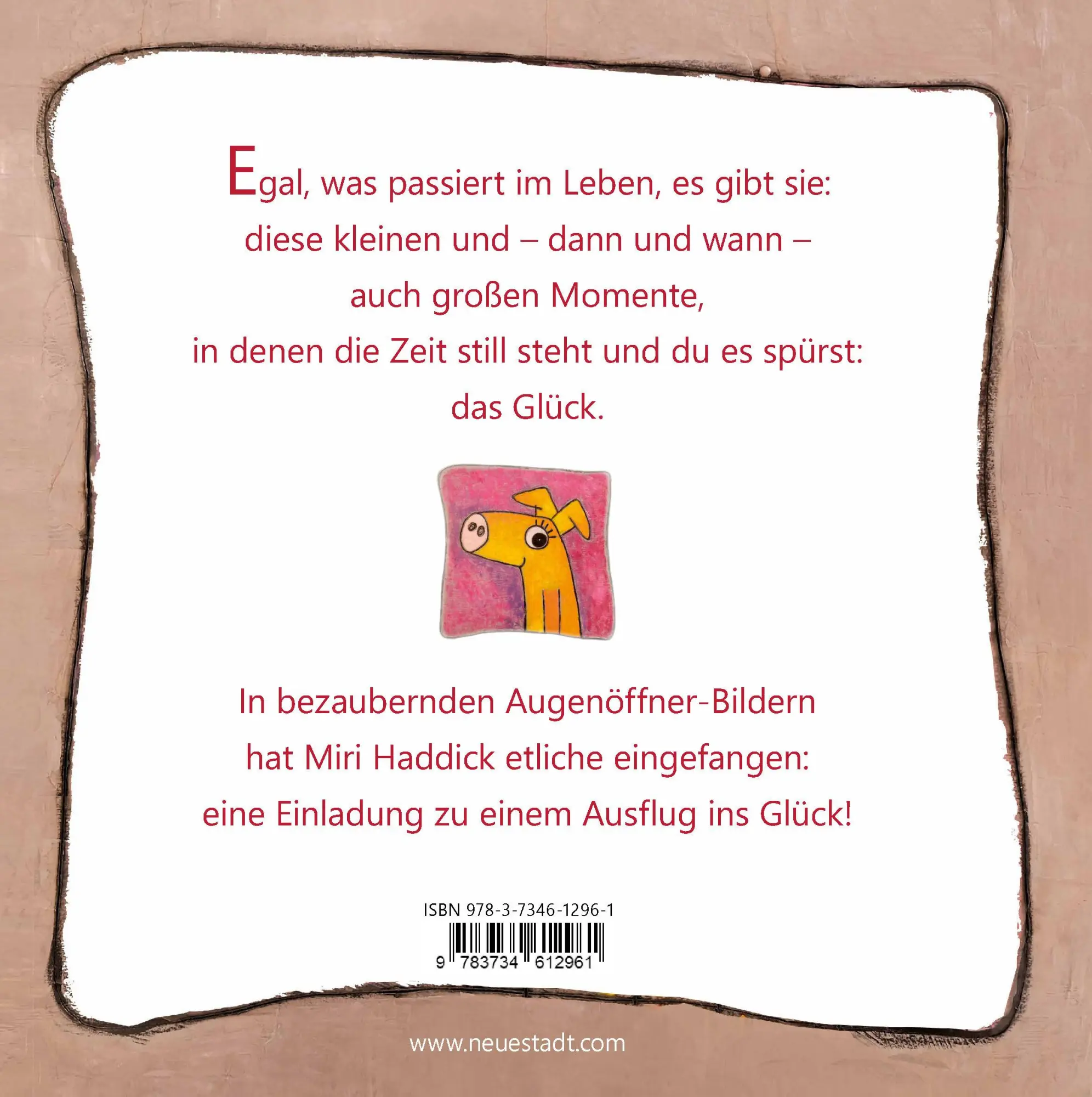 Rückseite: 9783734612961 | Welch ein Glück! | Miri Haddick | Buch | BildWorte | 64 S. | Deutsch