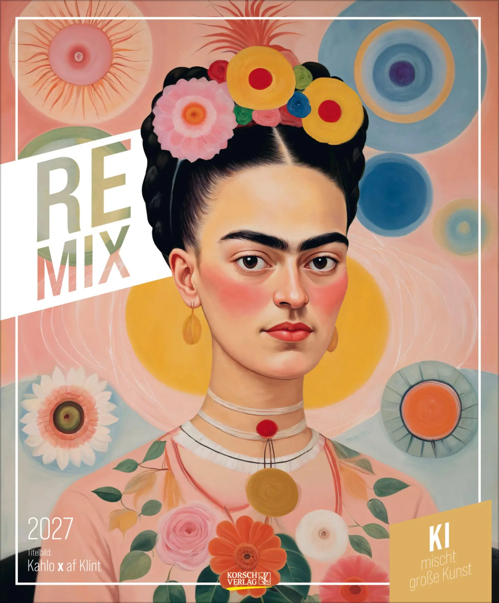 Cover: 9783819302961 | REMIX - KI mischt große Kunst 2027 | Verlag Korsch | Kalender | 14 S.