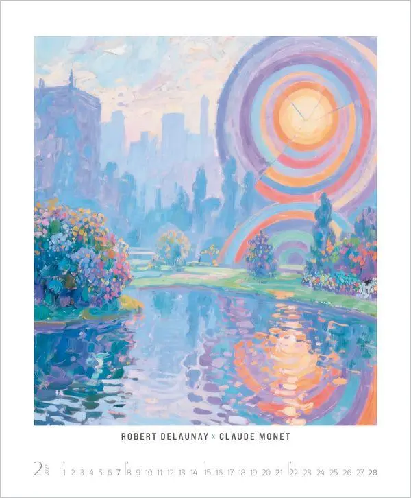 Bild: 9783819302961 | REMIX - KI mischt große Kunst 2027 | Verlag Korsch | Kalender | 14 S.