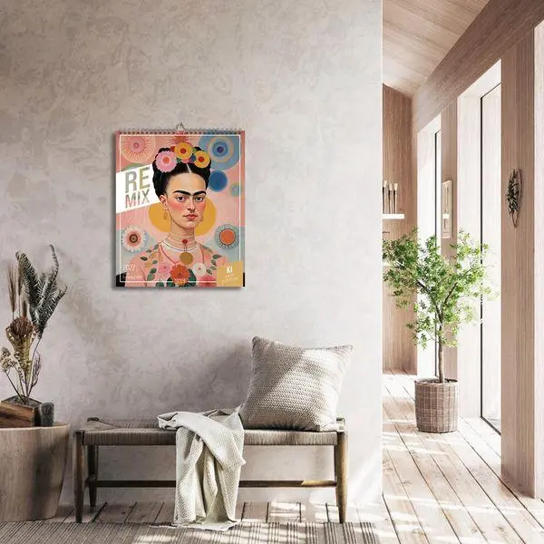 Bild: 9783819302961 | REMIX - KI mischt große Kunst 2027 | Verlag Korsch | Kalender | 14 S.