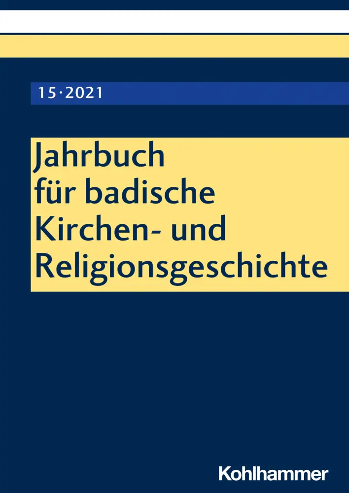 Cover: 9783170413061 | Jahrbuch für badische Kirchen- und Religionsgeschichte | Udo Wennemuth