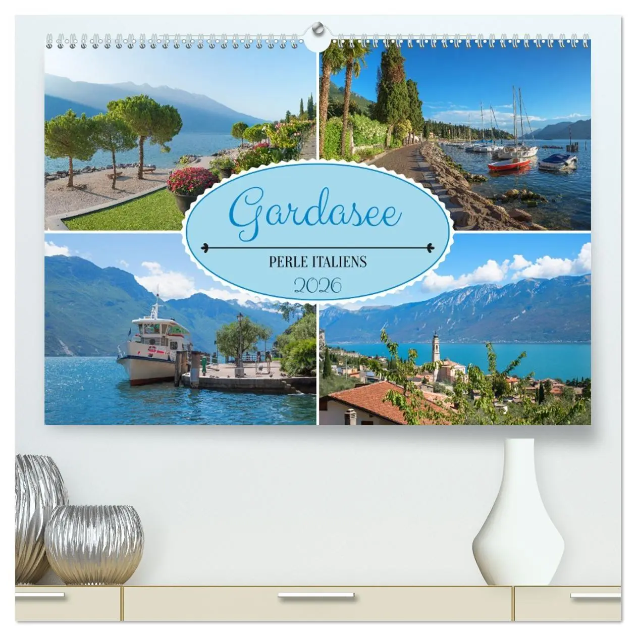 Cover: 9783457853061 | Gardasee - Perle Italiens (hochwertiger Premium Wandkalender 2026...