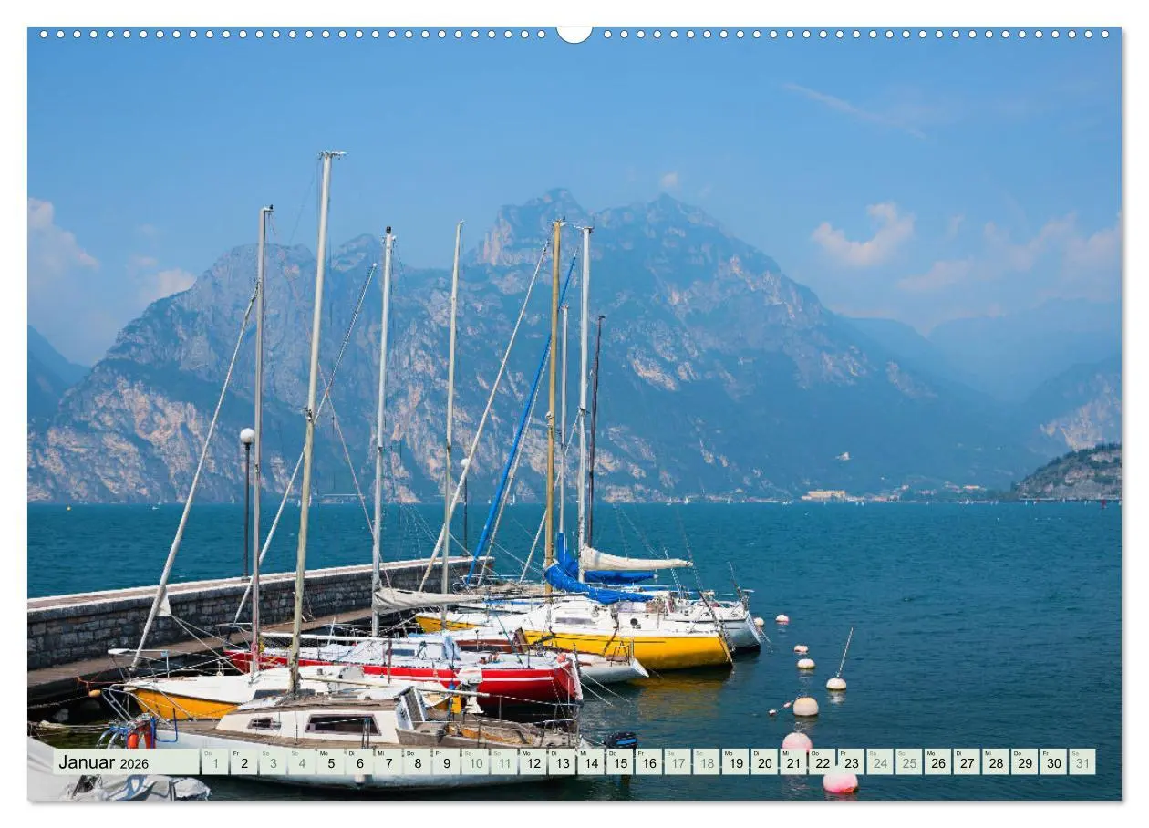 Bild: 9783457853061 | Gardasee - Perle Italiens (hochwertiger Premium Wandkalender 2026...