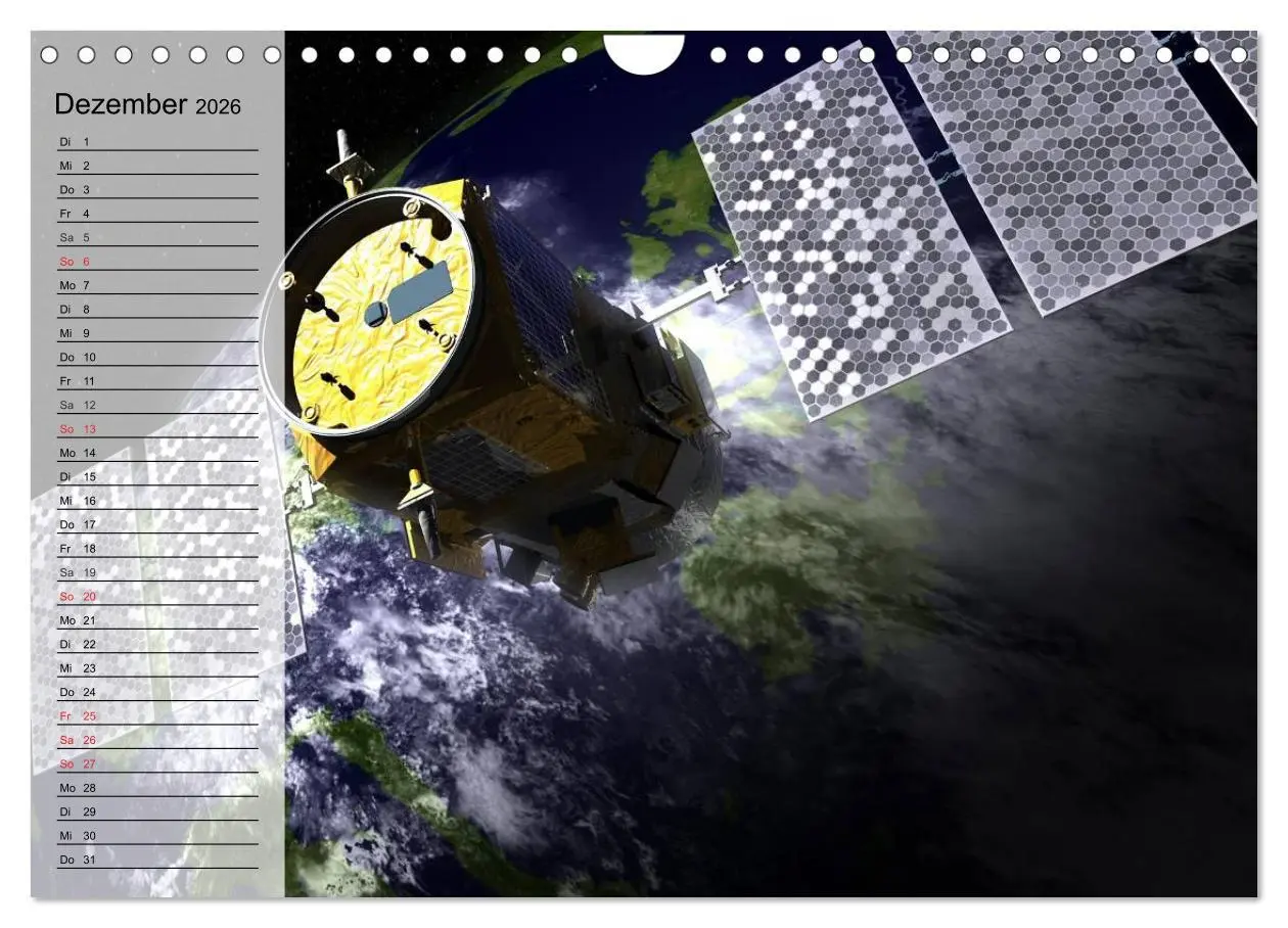Bild: 9783516013061 | Missionen im Weltall (Wandkalender 2026 DIN A4 quer), CALVENDO...