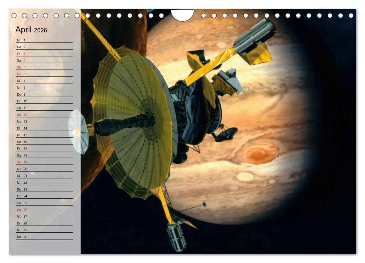 Bild: 9783516013061 | Missionen im Weltall (Wandkalender 2026 DIN A4 quer), CALVENDO...