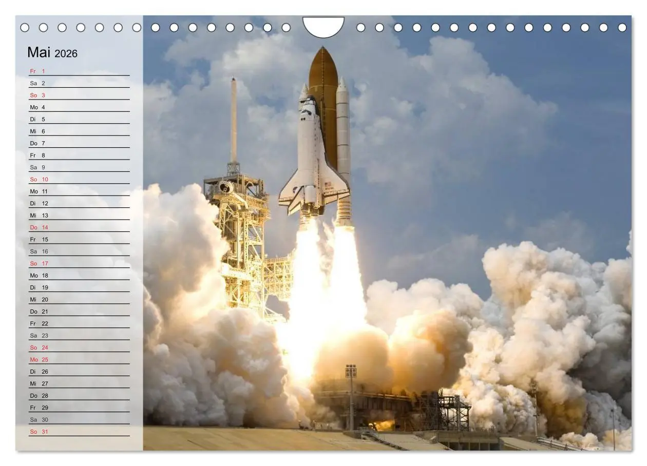Bild: 9783516013061 | Missionen im Weltall (Wandkalender 2026 DIN A4 quer), CALVENDO...