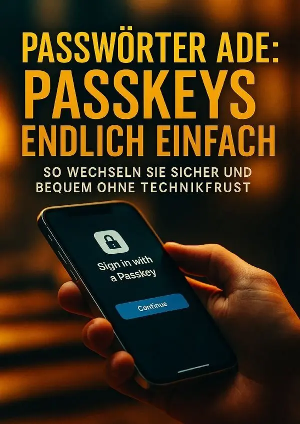 Cover: 9783565073061 | Passwörter ade: Passkeys endlich einfach | Janine Lorenz | Taschenbuch