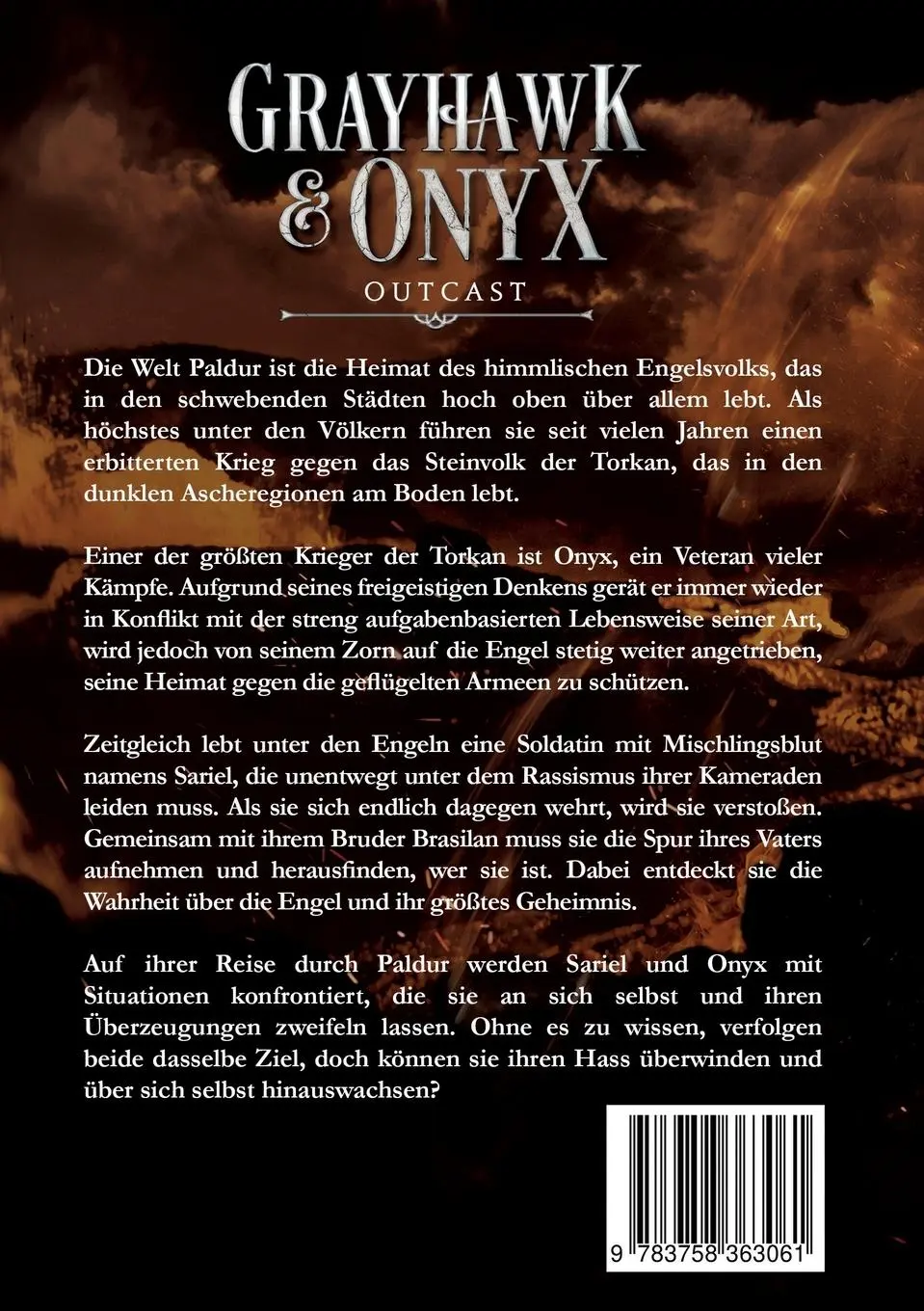 Rückseite: 9783758363061 | Omni Legends - Grayhawk &amp; Onyx | Outcast | Kevin Groh | Taschenbuch