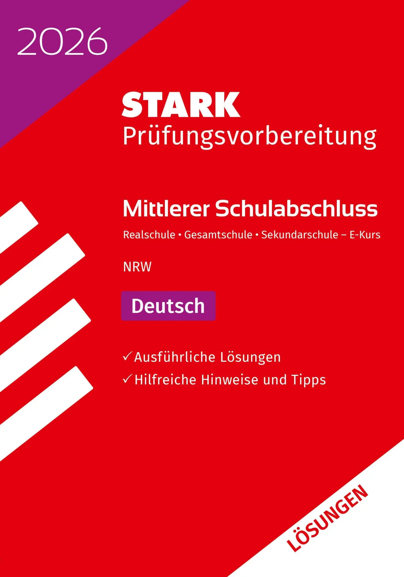 Cover: 9783849063061 | STARK Lösungen zu Deutsch E-Kurs - Mittlerer Schulabschluss (MSA)...