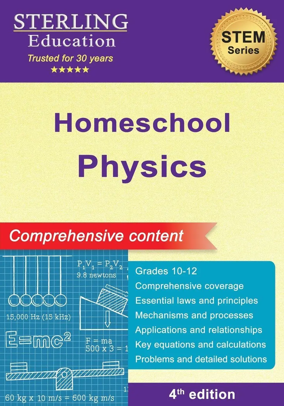 Cover: 9798885573061 | Homeschool Physics | Comprehensive Content | Sterling Education | Buch