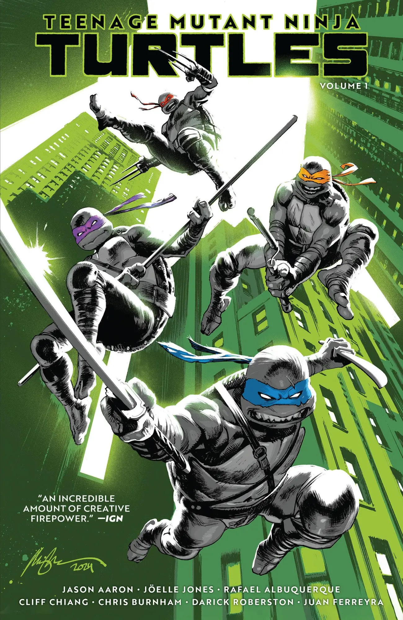 Cover: 9798887243061 | Teenage Mutant Ninja Turtles, Vol. 1: Return to New York | Jason Aaron