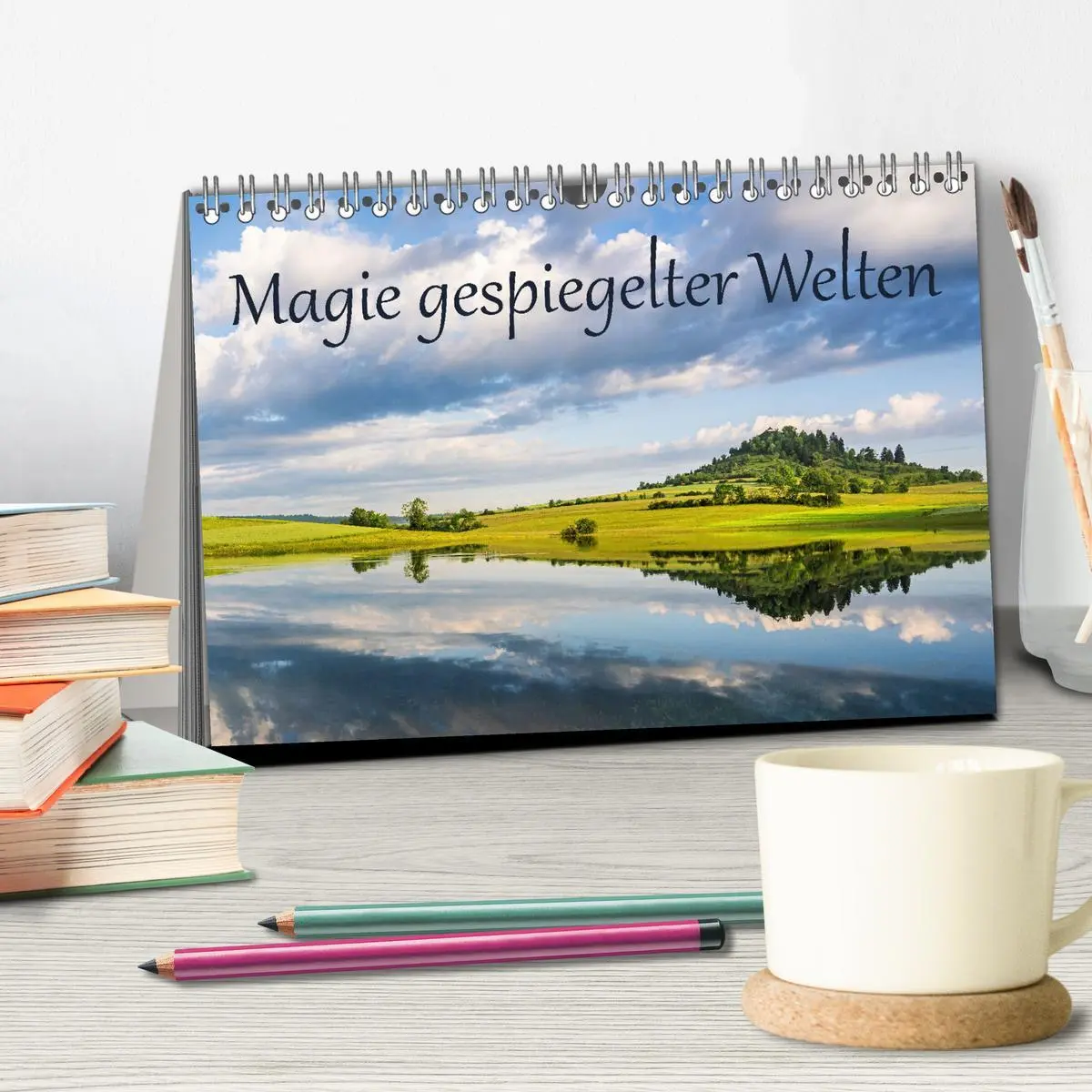Bild: 9783457393161 | Magie gespiegelter Welten (Tischkalender 2026 DIN A5 quer),...