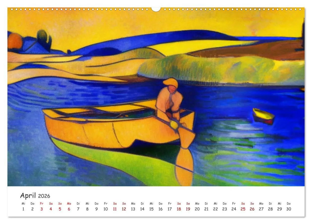 Bild: 9783457533161 | Ostsee Kunstwerke (Wandkalender 2026 DIN A2 quer), CALVENDO...