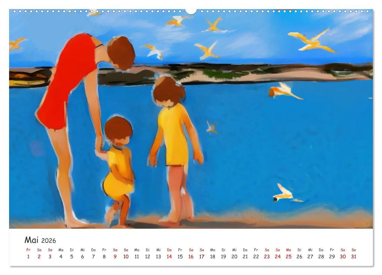 Bild: 9783457533161 | Ostsee Kunstwerke (Wandkalender 2026 DIN A2 quer), CALVENDO...
