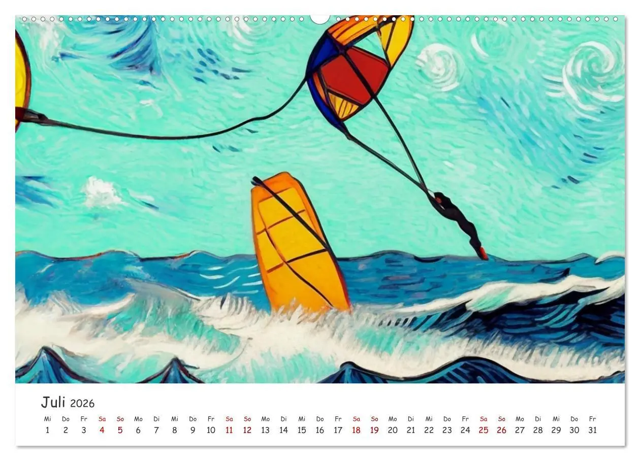 Bild: 9783457533161 | Ostsee Kunstwerke (Wandkalender 2026 DIN A2 quer), CALVENDO...
