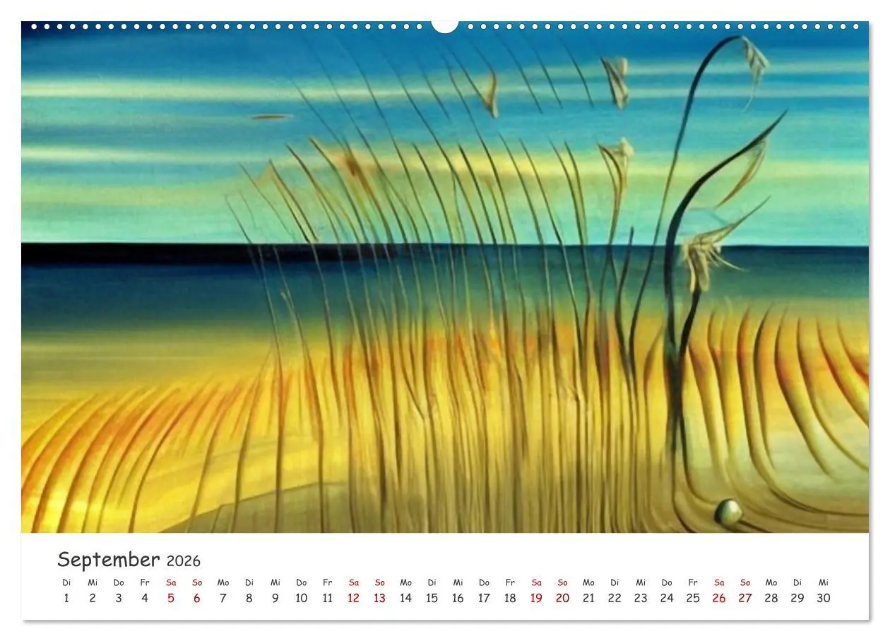 Bild: 9783457533161 | Ostsee Kunstwerke (Wandkalender 2026 DIN A2 quer), CALVENDO...