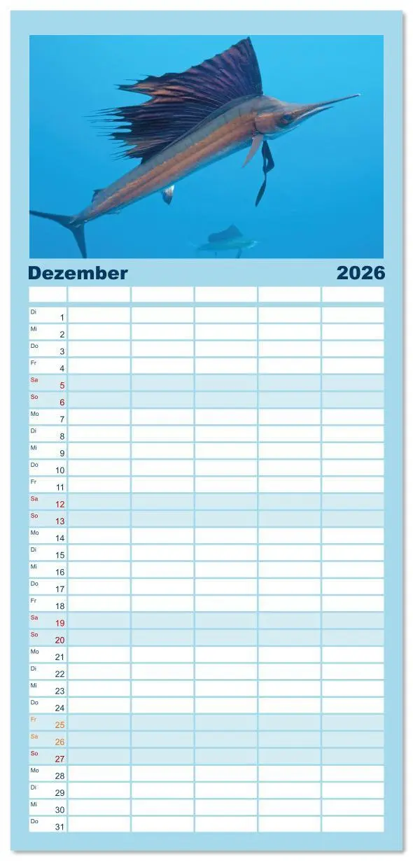 Bild: 9783516623161 | Familienplaner 2026 - Planet Wasser: Von wegen Planet Erde mit 5...