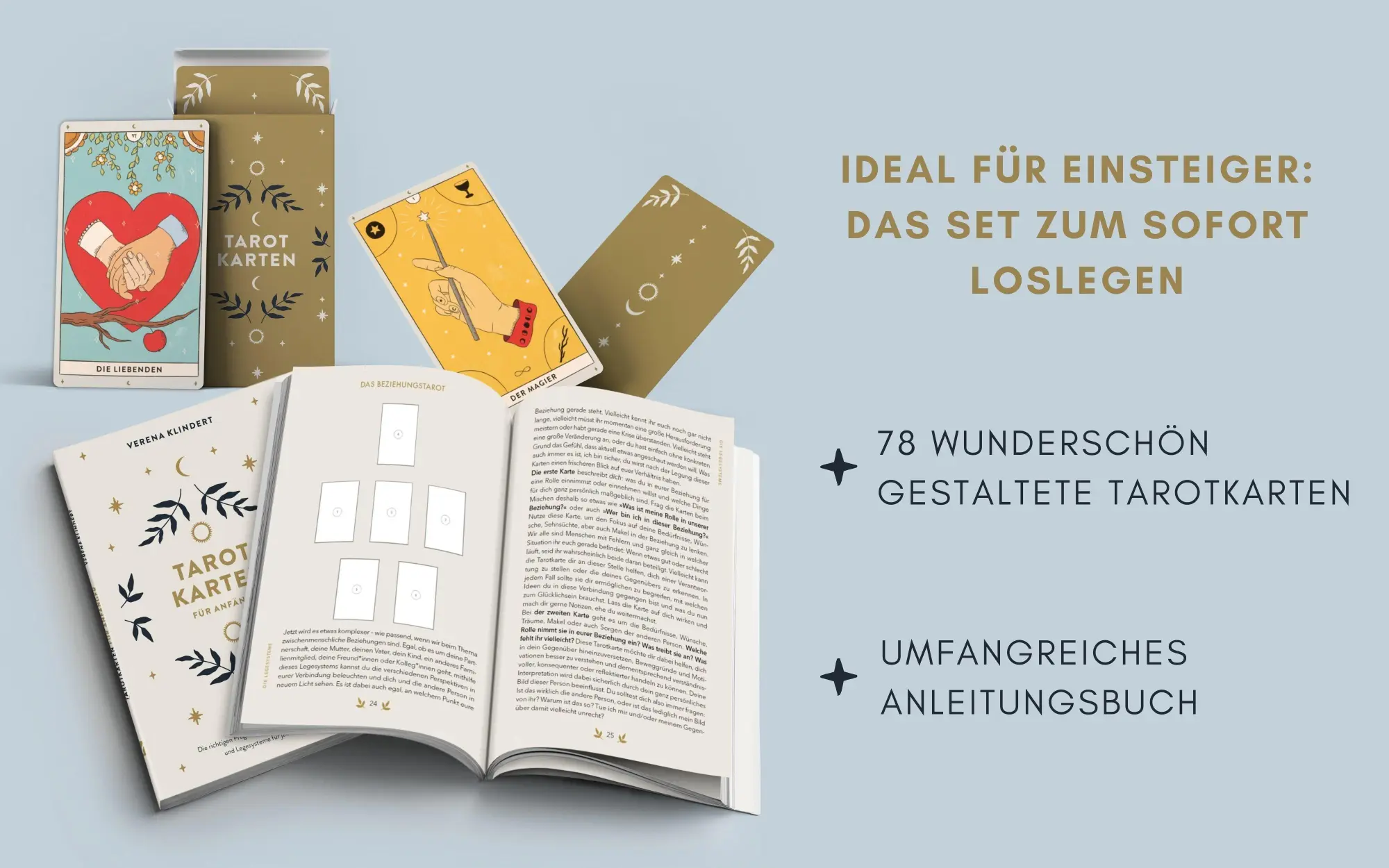 Bild: 9783517303161 | Tarotkarten | Verena Klindert | Box | 192 S. | Deutsch | 2021 | YUNA
