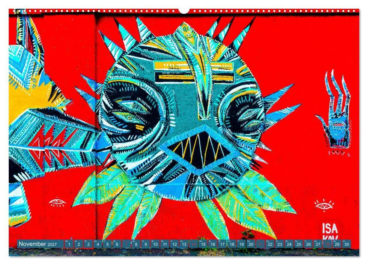 Bild: 9783569643161 | Street art Köln Michael Jaster (Wandkalender 2027 DIN A2 quer),...
