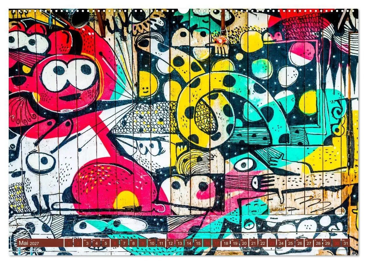 Bild: 9783569643161 | Street art Köln Michael Jaster (Wandkalender 2027 DIN A2 quer),...