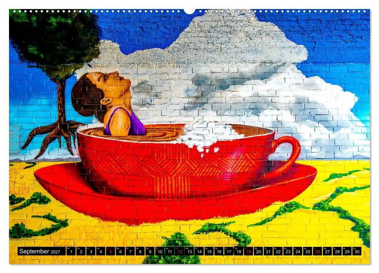 Bild: 9783569643161 | Street art Köln Michael Jaster (Wandkalender 2027 DIN A2 quer),...
