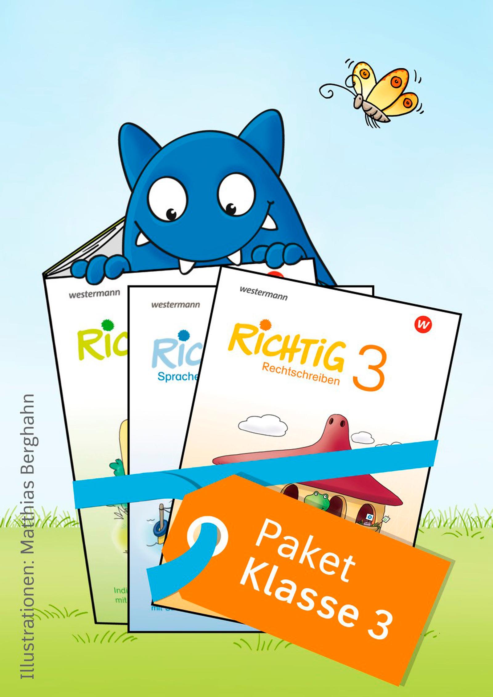 Cover: 9783141233261 | Die RiCHTiG Reihe. Paket Klasse 3 | Renate Andreas (u. a.) | Broschüre