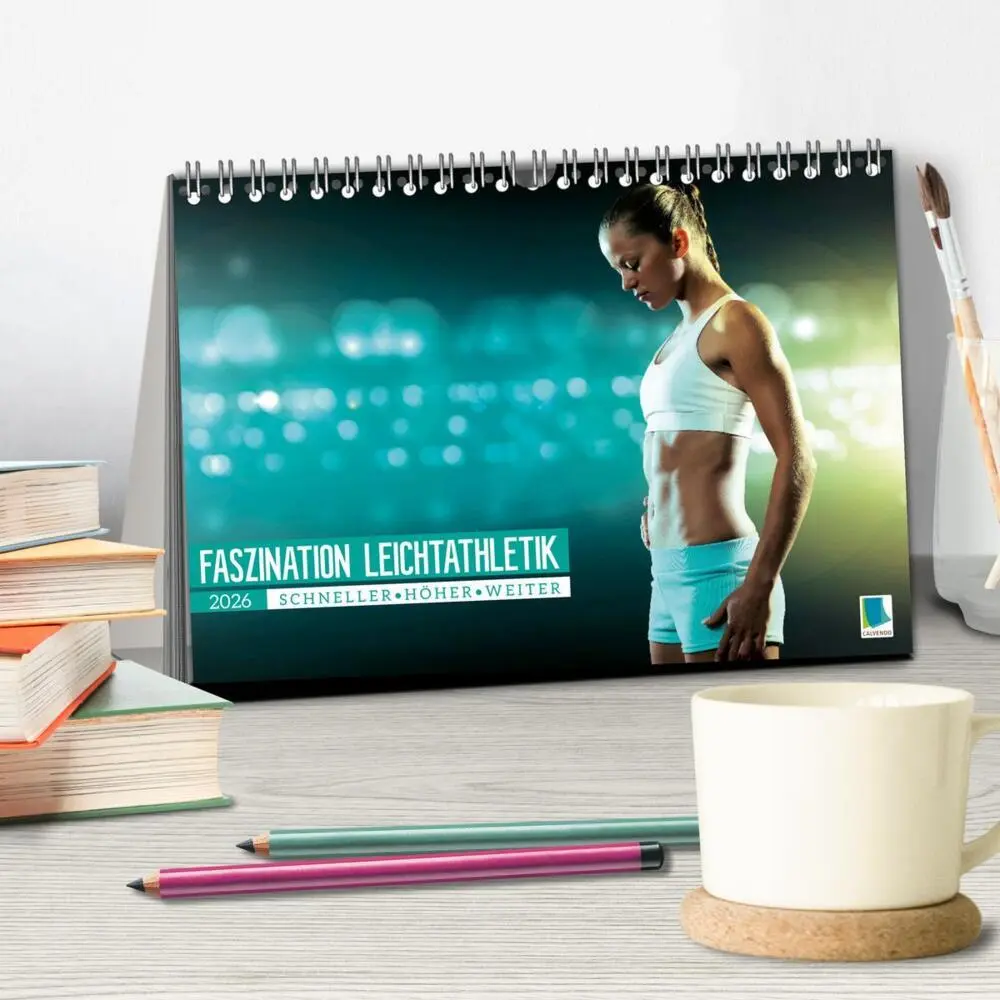 Bild: 9783457523261 | Faszination Leichtathletik: Schneller, höher, weiter (Tischkalender...