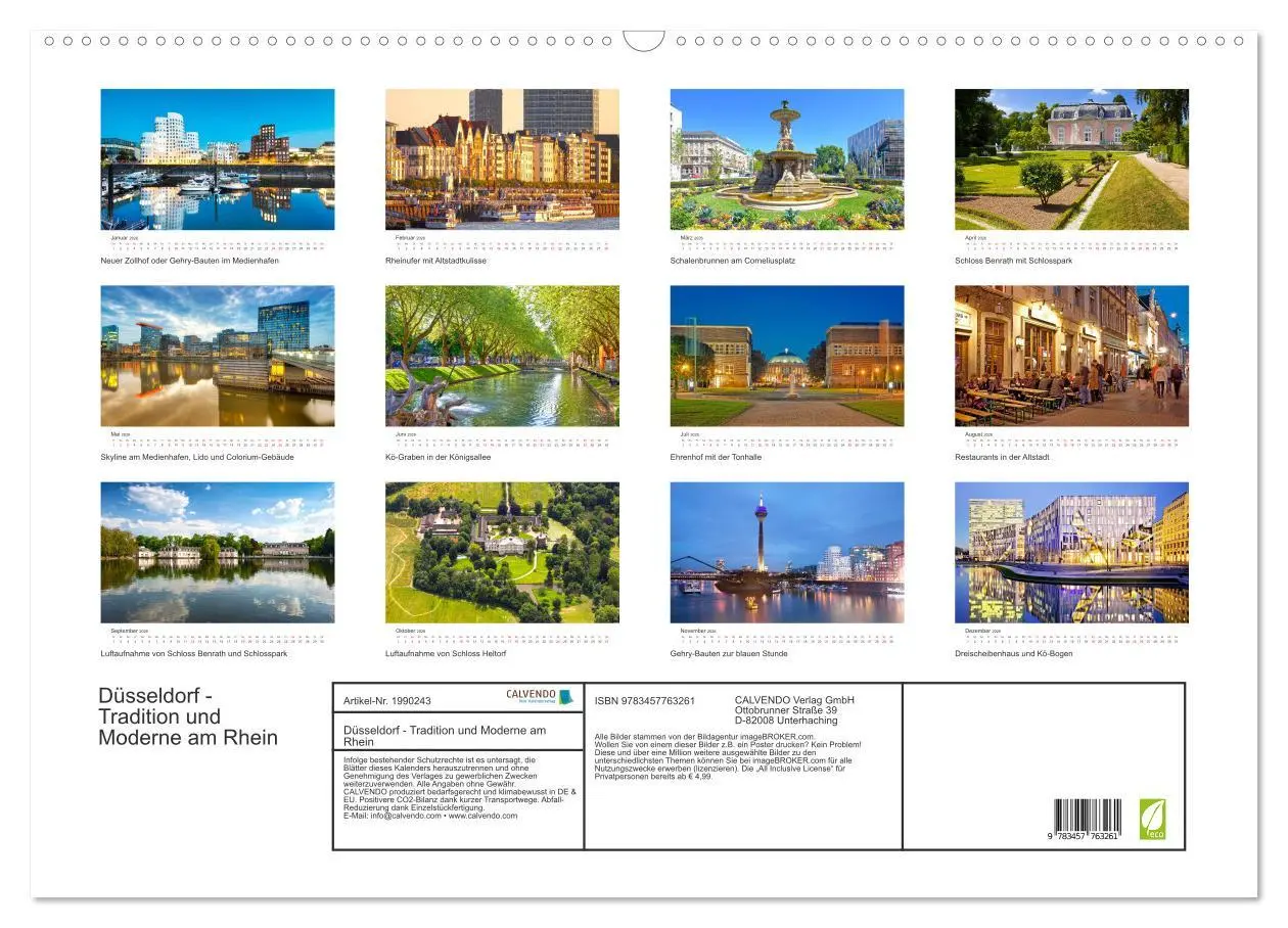 Bild: 9783457763261 | Düsseldorf - Tradition und Moderne am Rhein (Wandkalender 2026 DIN...