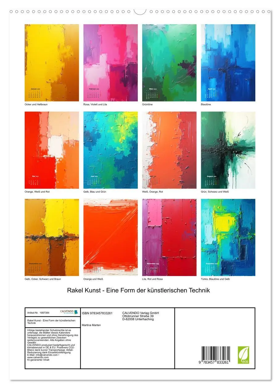 Bild: 9783457833261 | Rakel Kunst - Eine Form der künstlerischen Technik (hochwertiger...