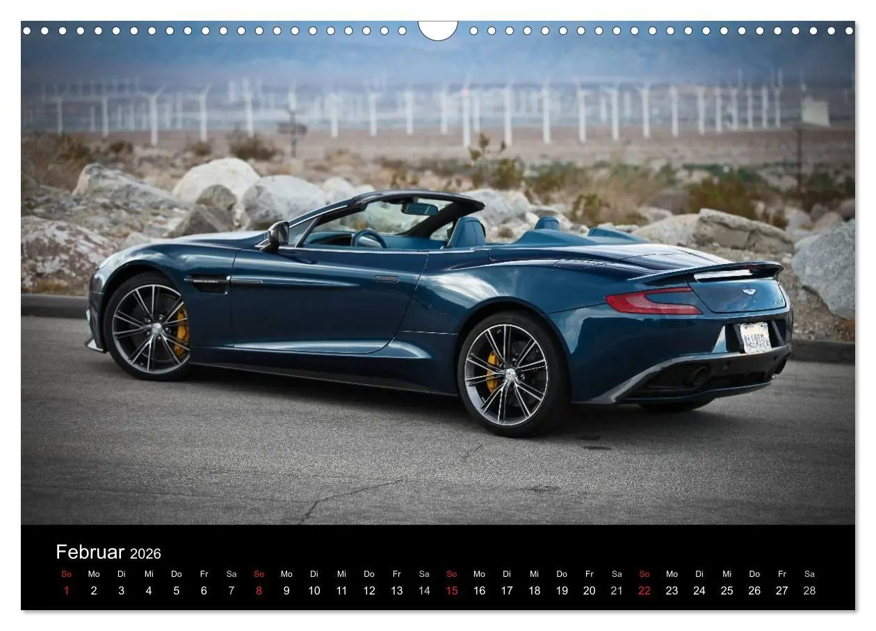 Bild: 9783516163261 | Aston Martin Vanquish Volante (Wandkalender 2026 DIN A3 quer),...