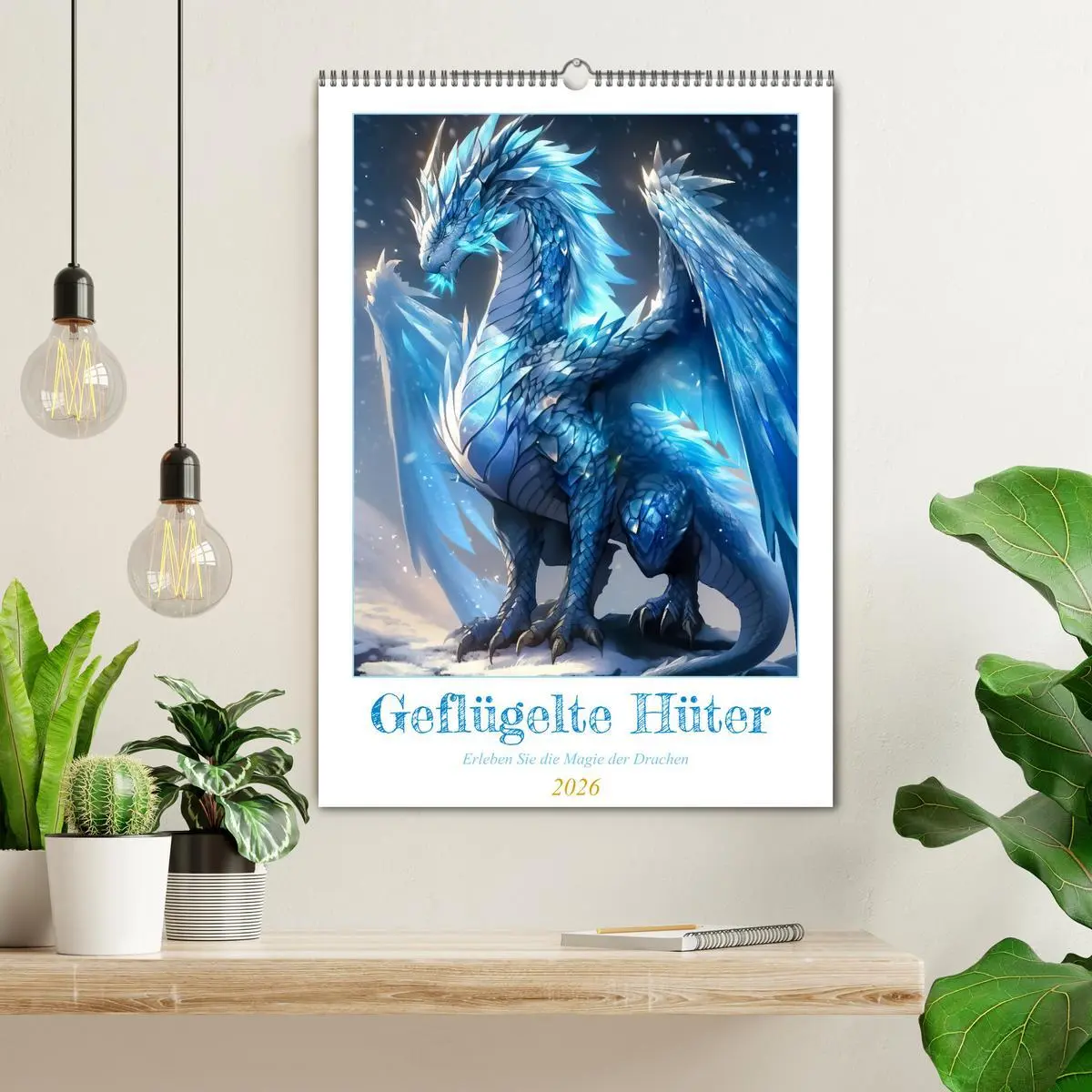 Bild: 9783516303261 | Geflügelte Hüter - Erleben Sie die Magie der Drachen (Wandkalender...