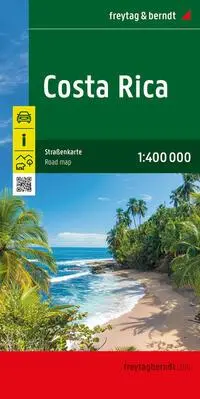 Cover: 9783707923261 | Costa Rica, Straßenkarte, 1:400.000, freytag &amp; berndt | Berndt | 2024