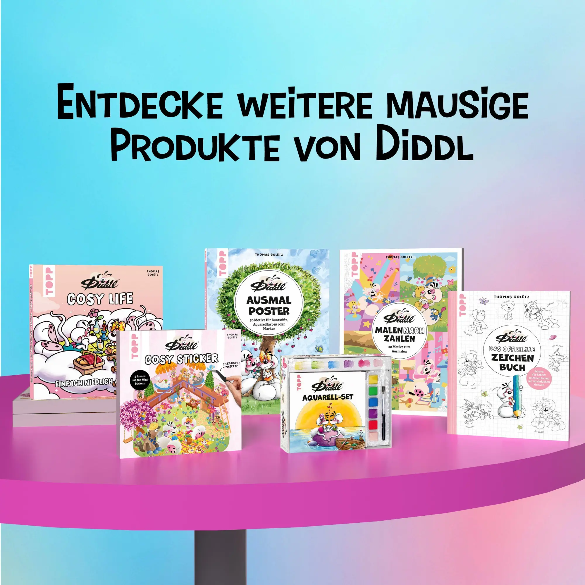Bild: 9783735883261 | DIDDL - Malen nach Zahlen | 30 Motive zum Ausmalen | Diddl (u. a.)