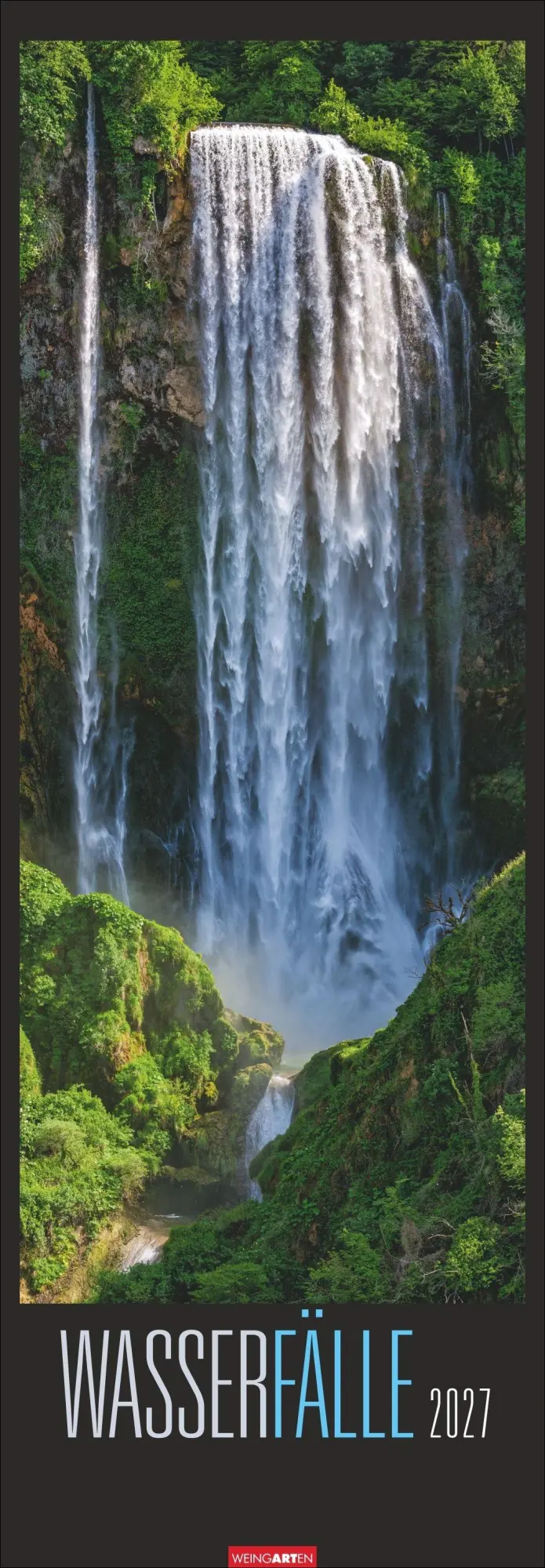 Cover: 9783839903261 | Wasserfälle Kalender 2027 | Weingarten | Kalender | Spiralbindung