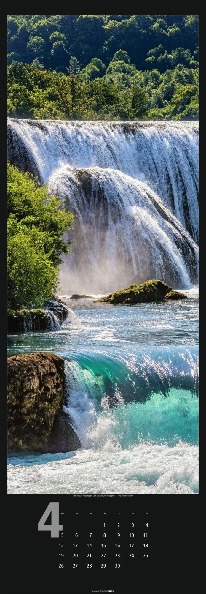 Bild: 9783839903261 | Wasserfälle Kalender 2027 | Weingarten | Kalender | Spiralbindung