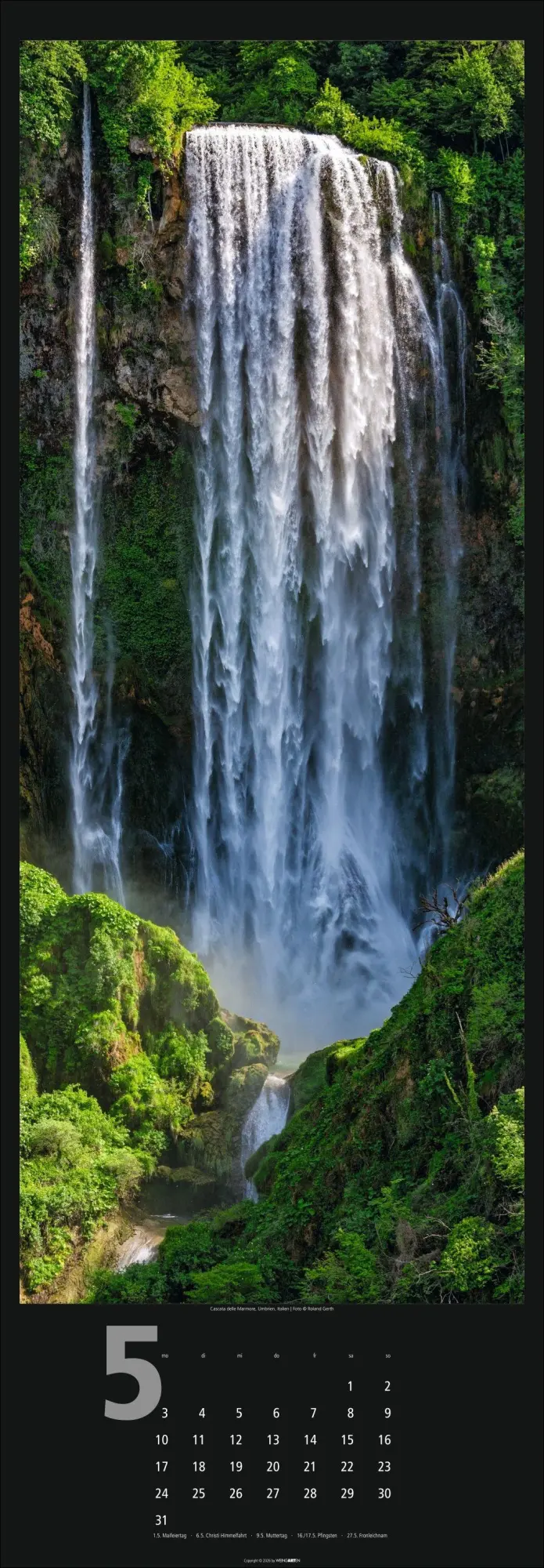 Bild: 9783839903261 | Wasserfälle Kalender 2027 | Weingarten | Kalender | Spiralbindung