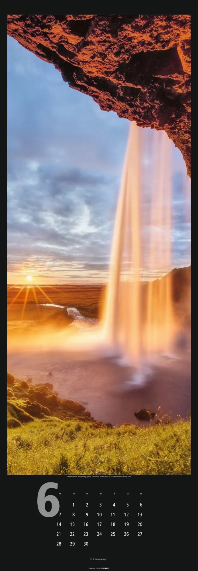 Bild: 9783839903261 | Wasserfälle Kalender 2027 | Weingarten | Kalender | Spiralbindung