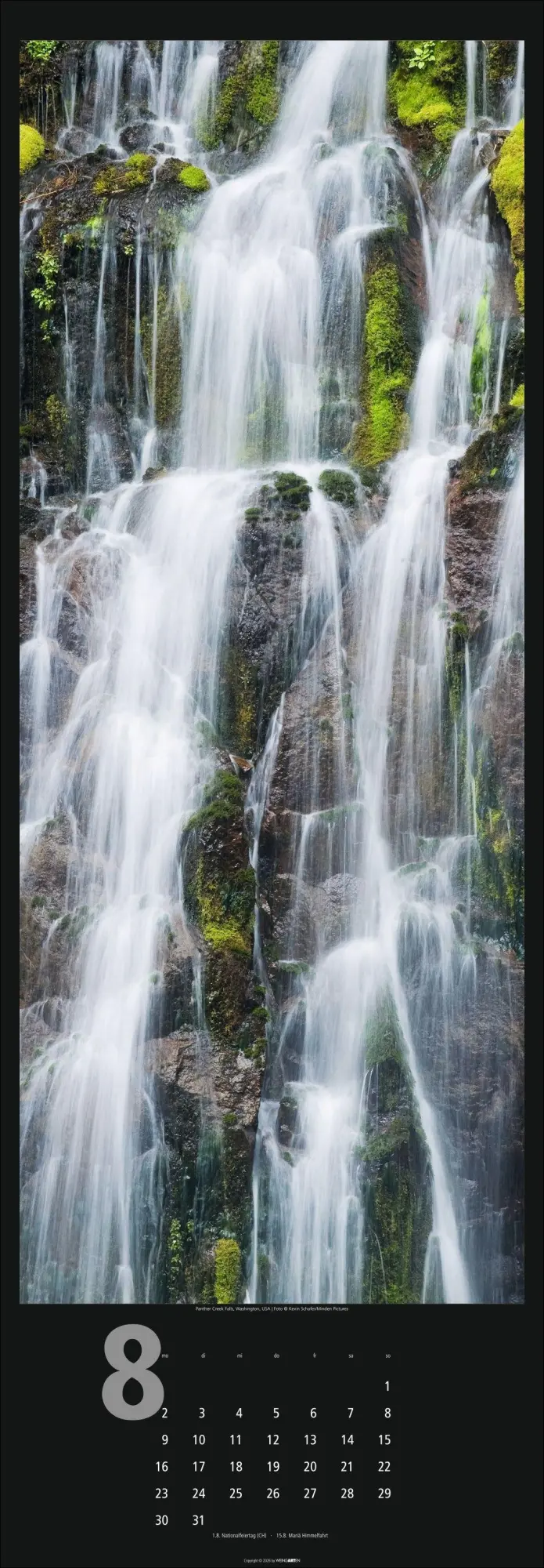 Bild: 9783839903261 | Wasserfälle Kalender 2027 | Weingarten | Kalender | Spiralbindung
