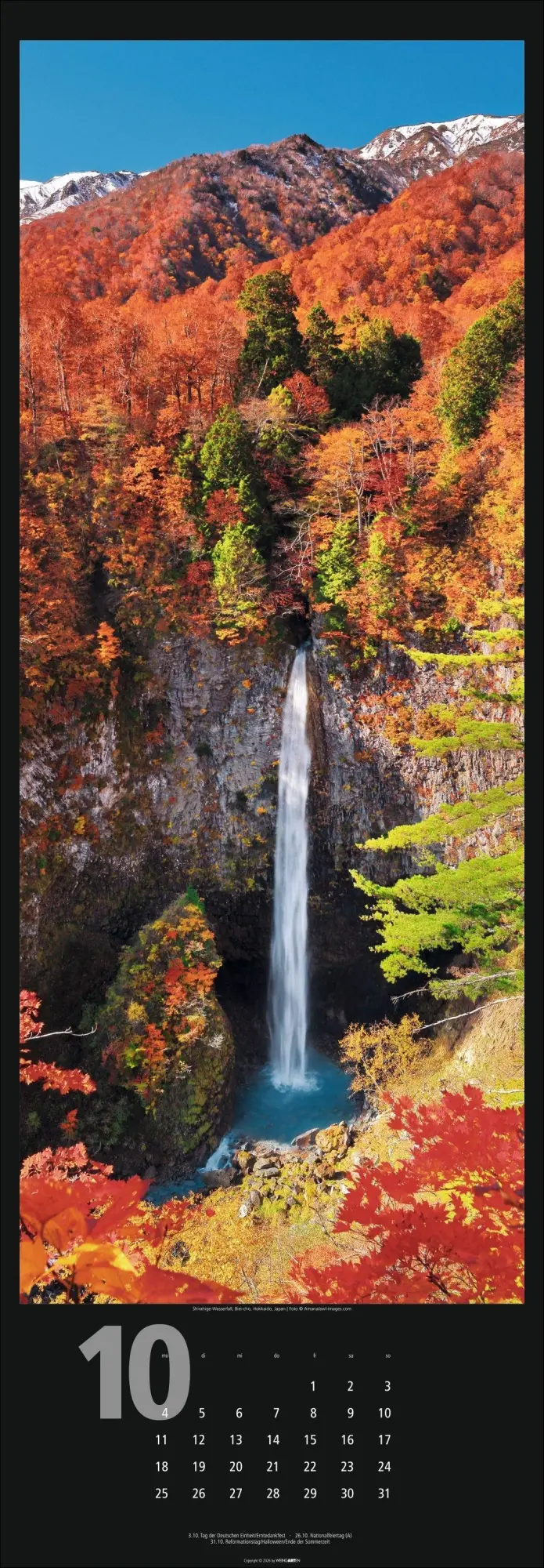 Bild: 9783839903261 | Wasserfälle Kalender 2027 | Weingarten | Kalender | Spiralbindung