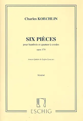Six Pieces, Pour Hautbois Et Quatuor A Cordes