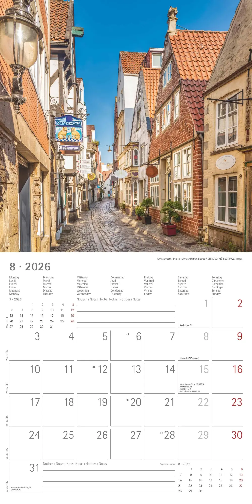 Bild: 4069095003361 | Alpha Edition - Deutschland 2026 Broschürenkalender, 30x30cm,...