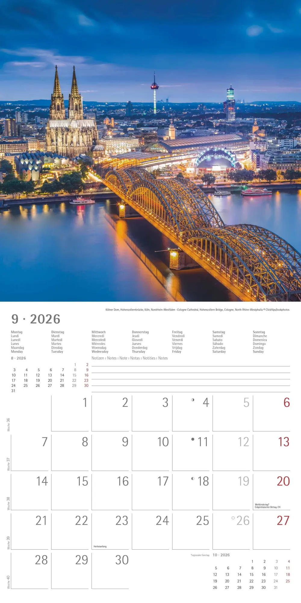 Bild: 4069095003361 | Alpha Edition - Deutschland 2026 Broschürenkalender, 30x30cm,...