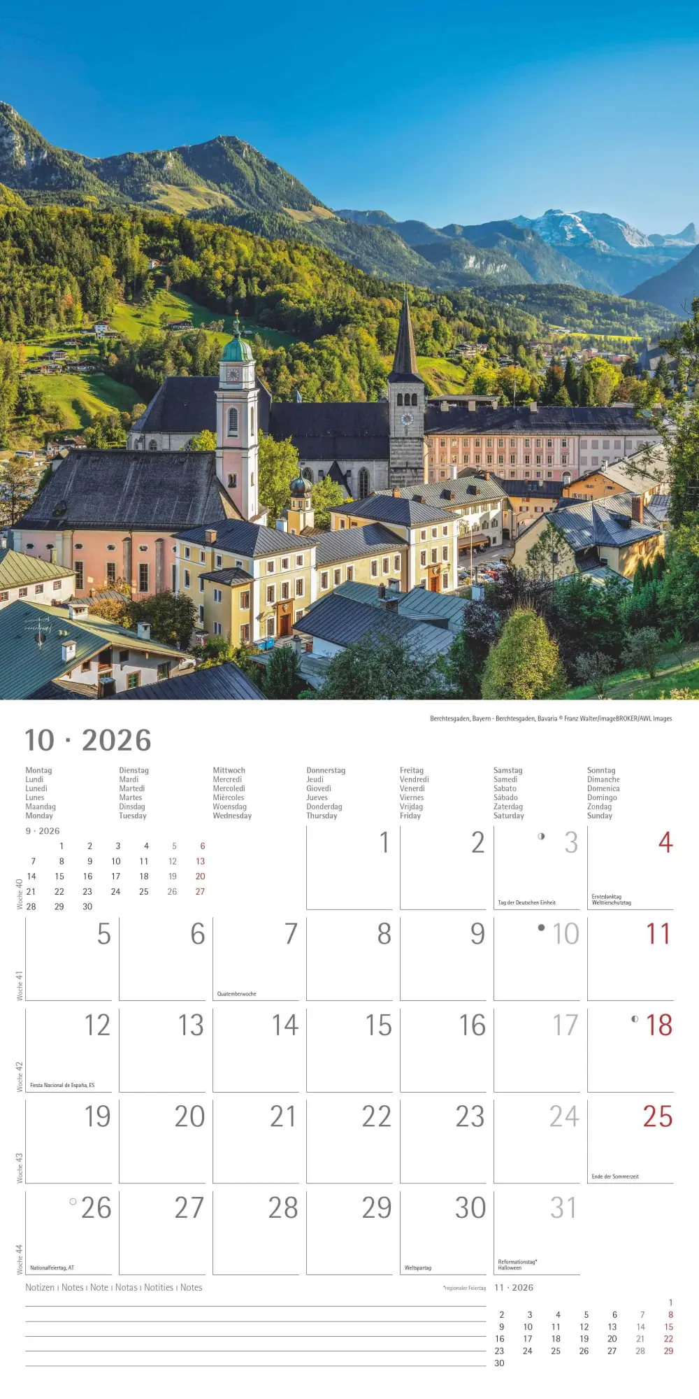Bild: 4069095003361 | Alpha Edition - Deutschland 2026 Broschürenkalender, 30x30cm,...