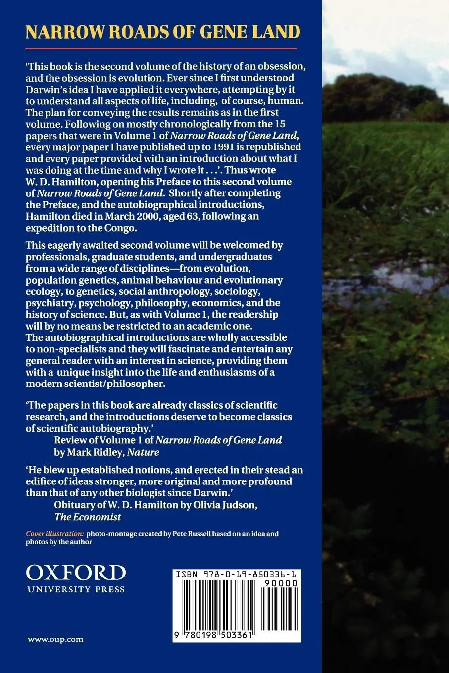 Rückseite: 9780198503361 | Narrow Roads of Gene Land | W. D. Hamilton | Taschenbuch | Englisch