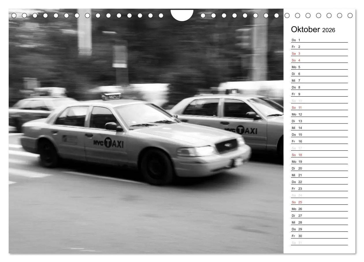 Bild: 9783457993361 | New York (Wandkalender 2026 DIN A4 quer), CALVENDO Monatskalender