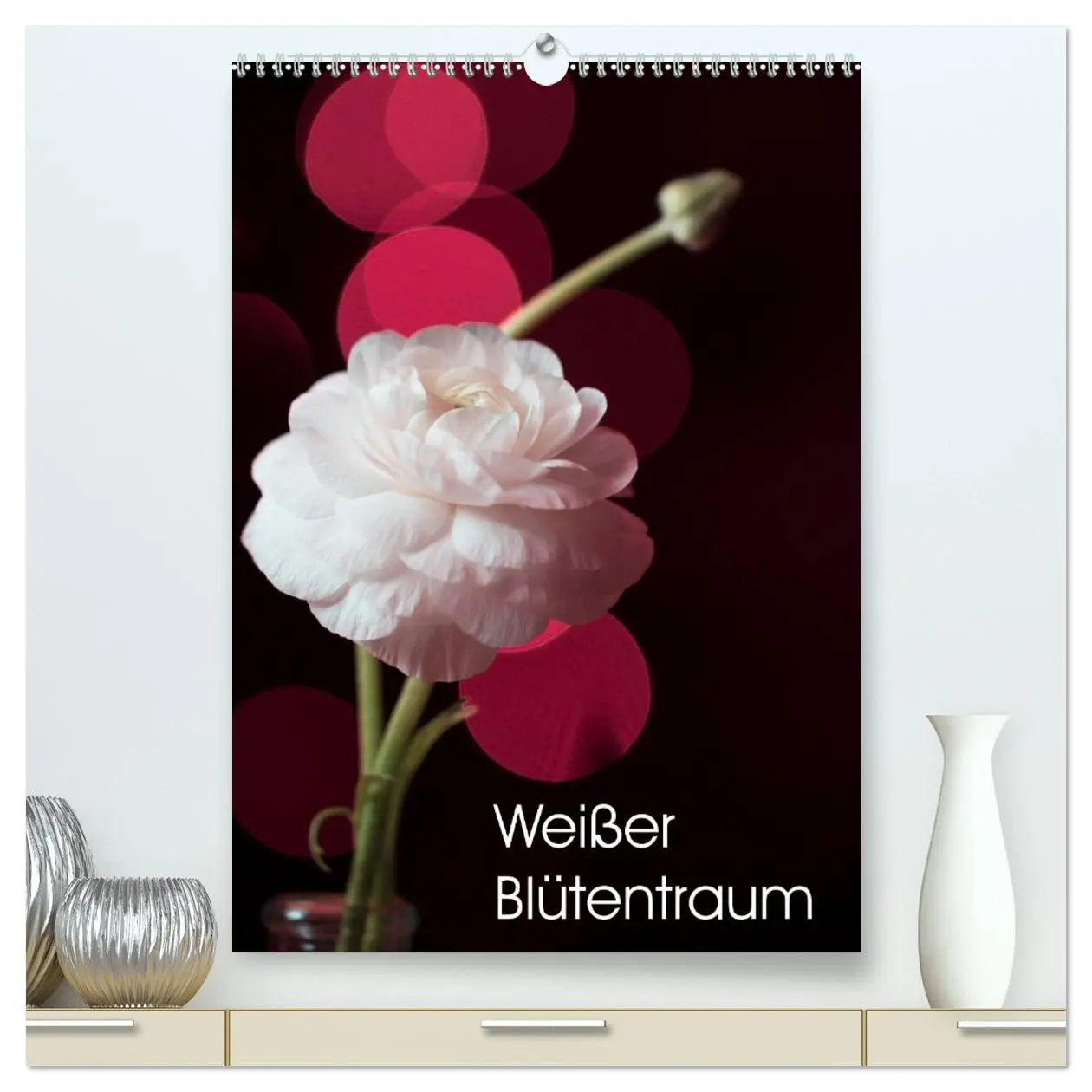 Cover: 9783516393361 | Weißer Blütentraum (hochwertiger Premium Wandkalender 2026 DIN A2...