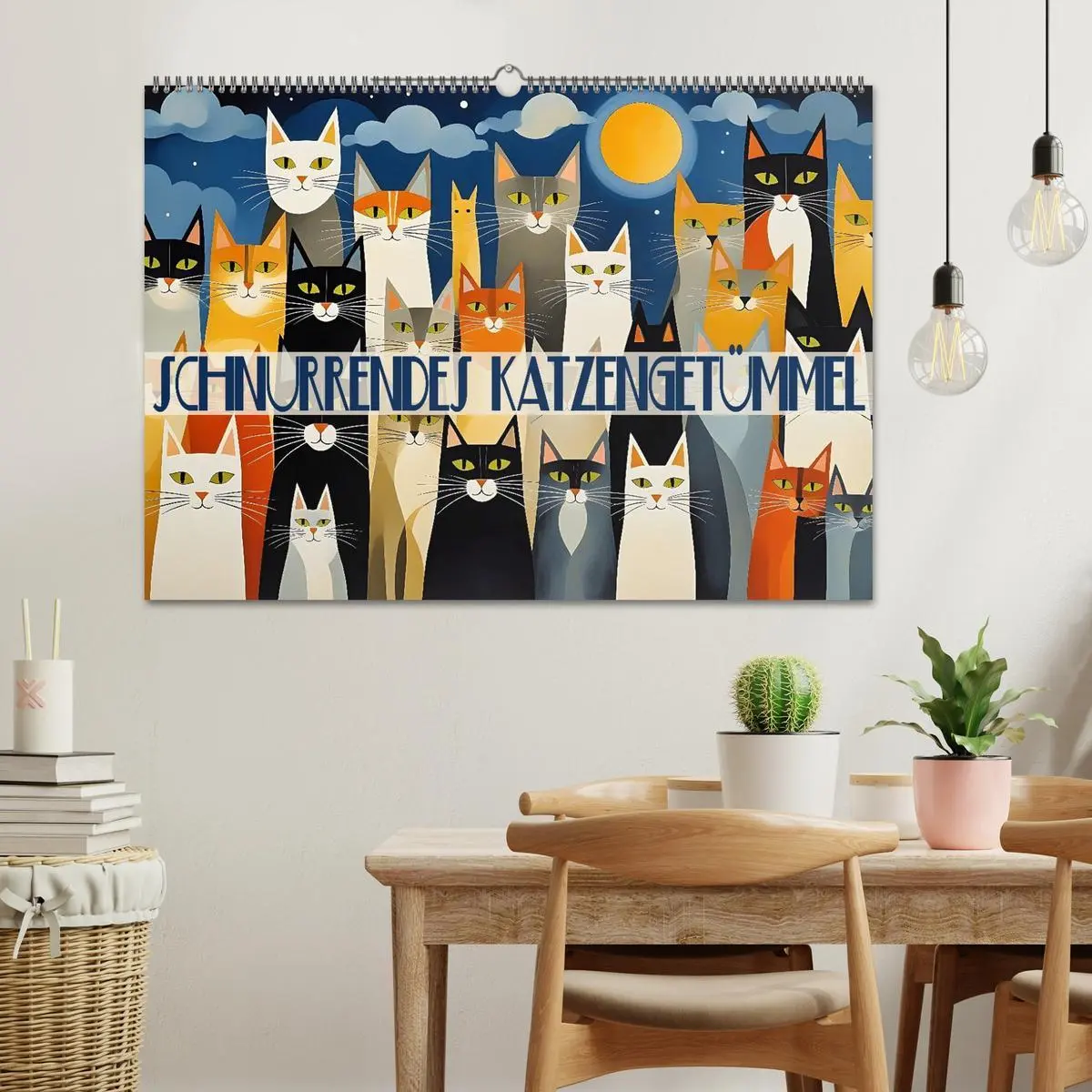 Bild: 9783516603361 | Schnurrendes Katzengetümmel (Wandkalender 2026 DIN A2 quer),...