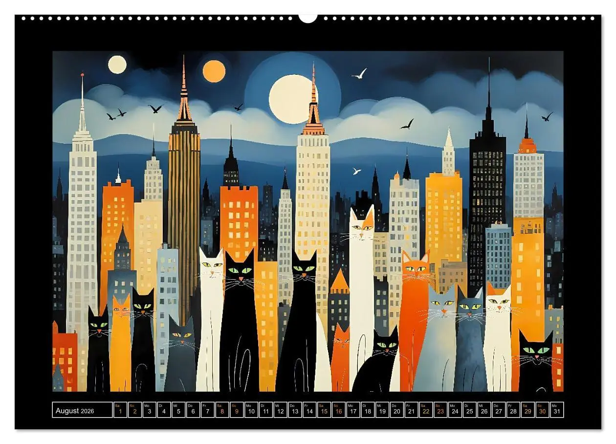 Bild: 9783516603361 | Schnurrendes Katzengetümmel (Wandkalender 2026 DIN A2 quer),...